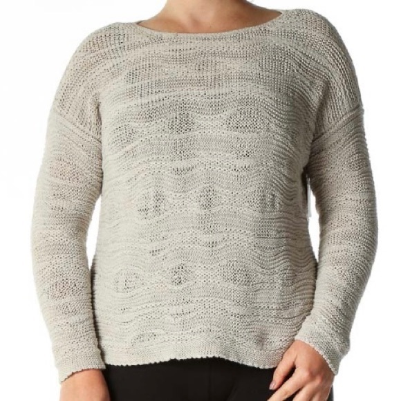J Jill Oatmeal Textured Loose Knit Casual Sweater - Picture 12 of 13